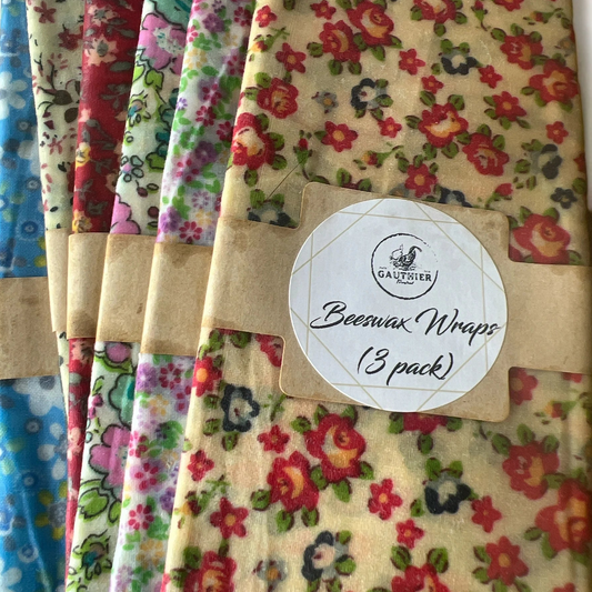 Beeswax Wraps set of 3